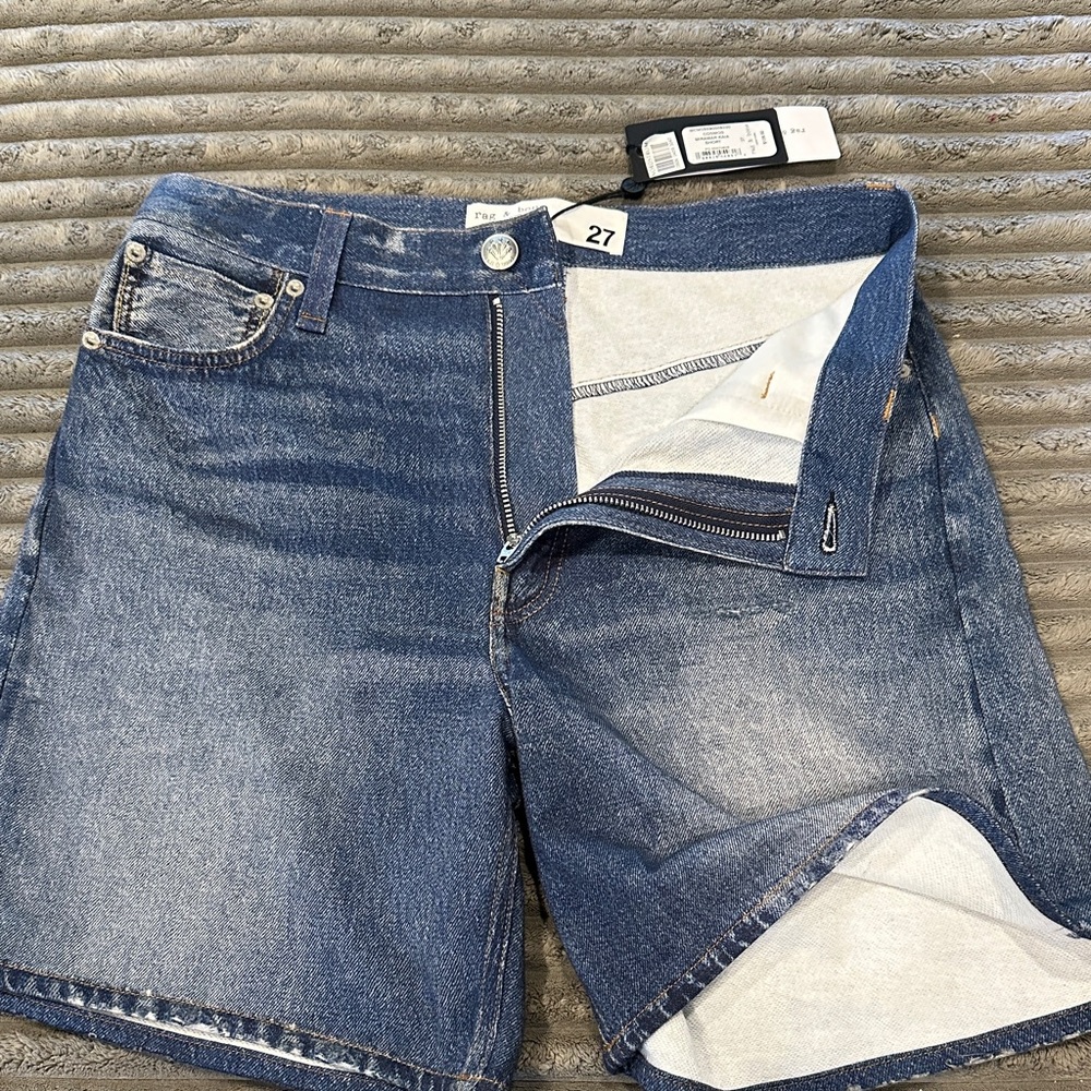 rag & bone Women's Blue Jean Shorts